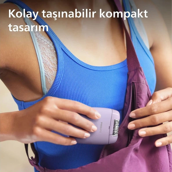 Philips BRE237/05 Series 2000 Kablolu Kompakt Epilatör - Resim 5