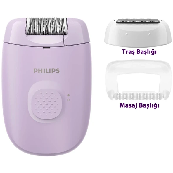 Philips BRE237/05 Series 2000 Kablolu Kompakt Epilatör - Resim 2