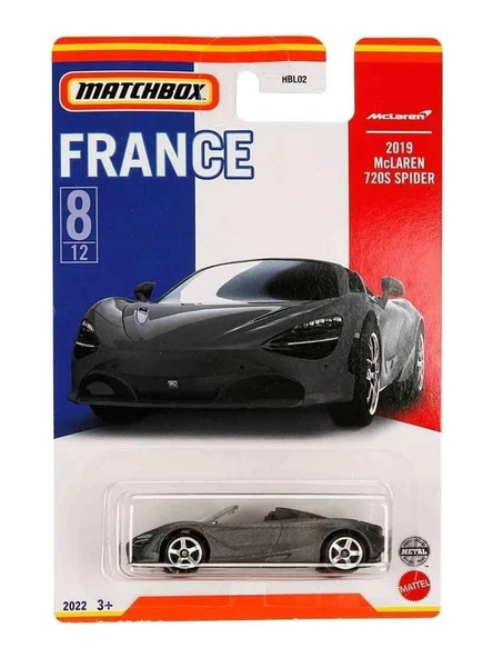 Matchbox Best of France Series 2019 Mclaren 720S Spider HBL02 HFH75 ürün görseli 1