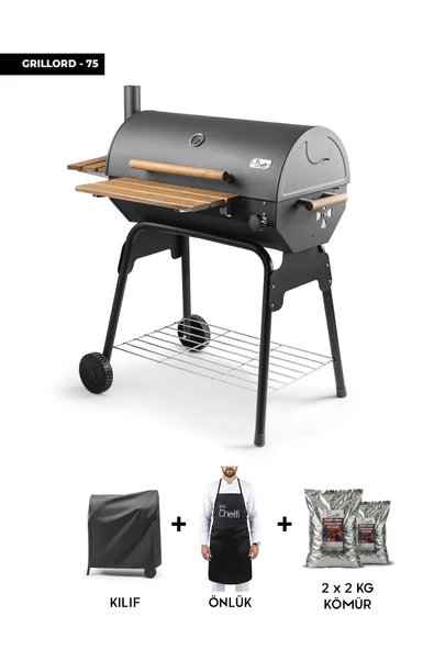 Cheffi Grillord-75 Kömürlü Mangal Barbekü ürün görseli 1
