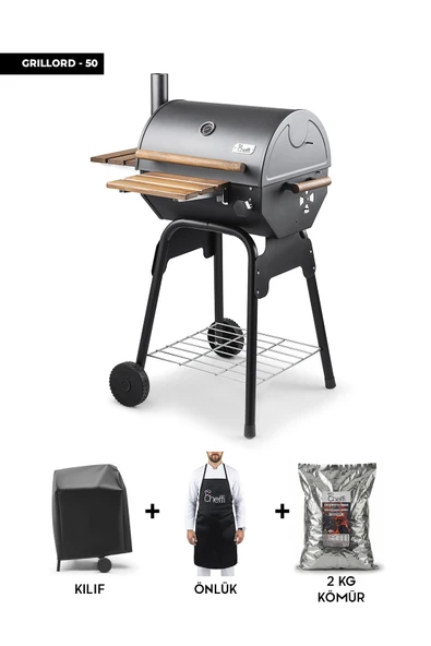 Cheffi Grillord-50 Kömürlü Mangal Barbekü ürün görseli 1