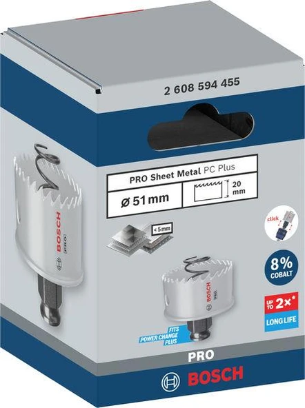 PRO SM PC-Plus Delik Açma Panç 51mm ürün görseli 1