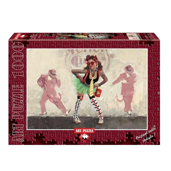 4355 Art Puzzle Şeytan Mı? Melek Mi? 1000 Parça Puzzle ürün görseli 1