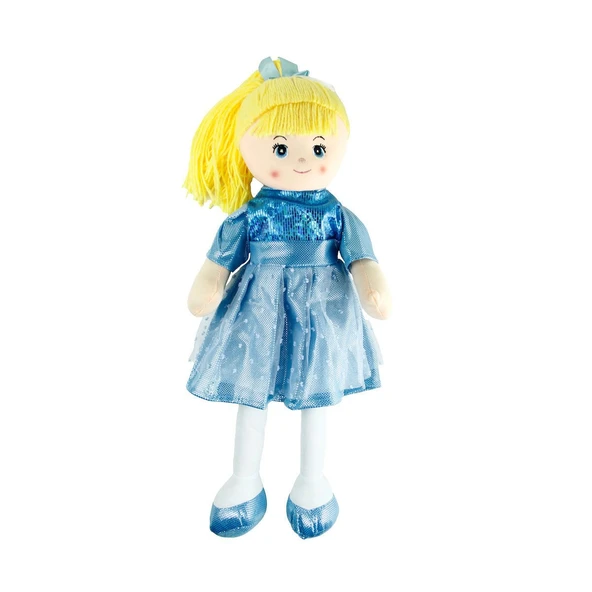 AY950C Parlak Elbiseli Bez Bebek 50 cm -Vardem - Resim 3