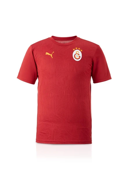 Galatasaray Orijinal Lisanslı Sıfır Yaka Kırmızı A Takım Antrenman T-Shirt ürün görseli 1