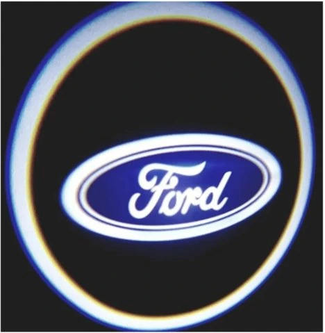 Mesafe Sensörlü Pilli Yapıştırmalı Kapı Altı Led Logo Tüm Markalr Ford ürün görseli 1