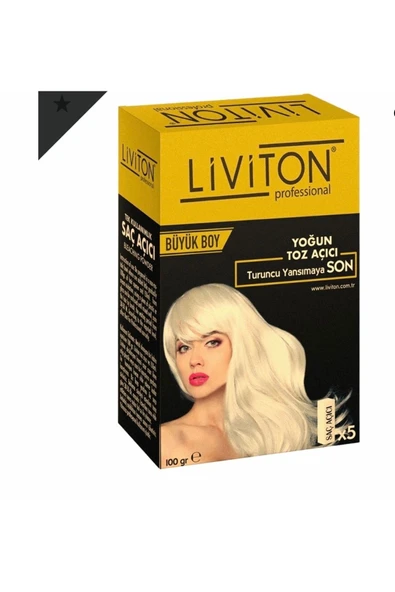 Liviton Saç Renk Açıçı 100 Gr Oryal +150 Ml Oksidan Liviton ürün görseli 1