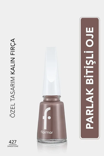 Flormar Oje Yeni Maxi Brush 427 Sandstone ürün görseli 1