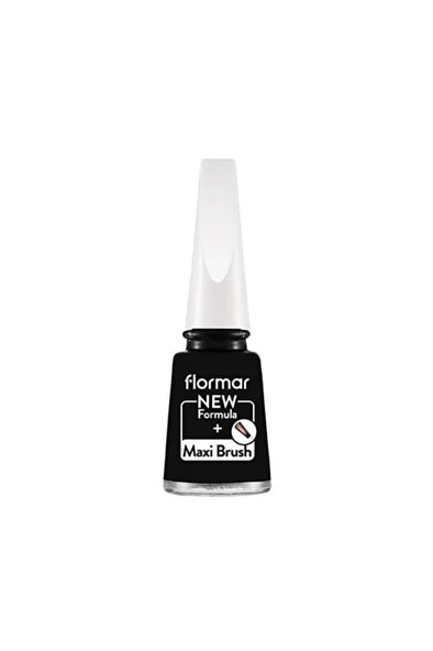 Flormar Klasik Parlak Bitişli Yüksek Pigmentli Oje -nail Enamel- 313 Black Mınımalısm New ürün görseli 1