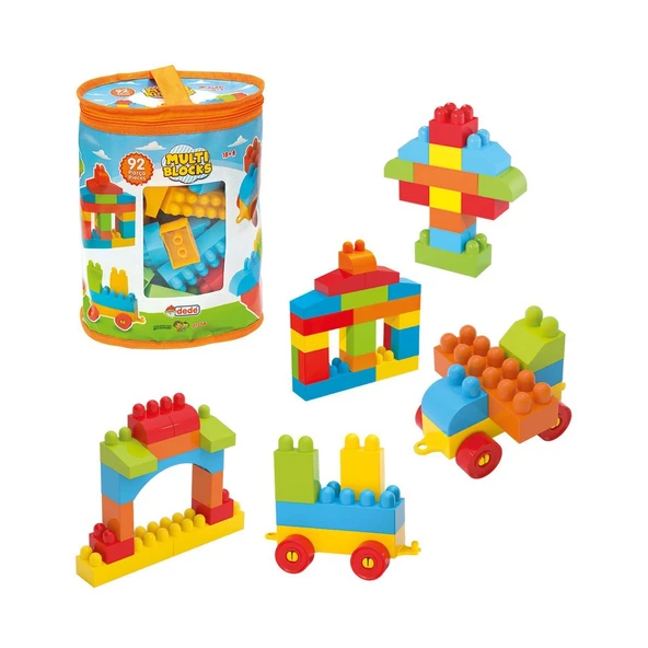 01254 MULTİ BLOCKS 92 PARÇA ürün görseli 1