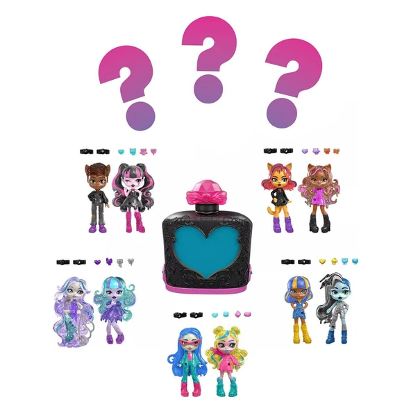 JCY18 Monster High Sürpriz İksiler -  Havalı Arkadaşlar Serisi ürün görseli 1