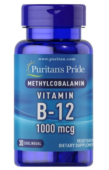 Puritan's Pride Vitamin B12 1000 Mcg 30 Tablet ürün görseli 1