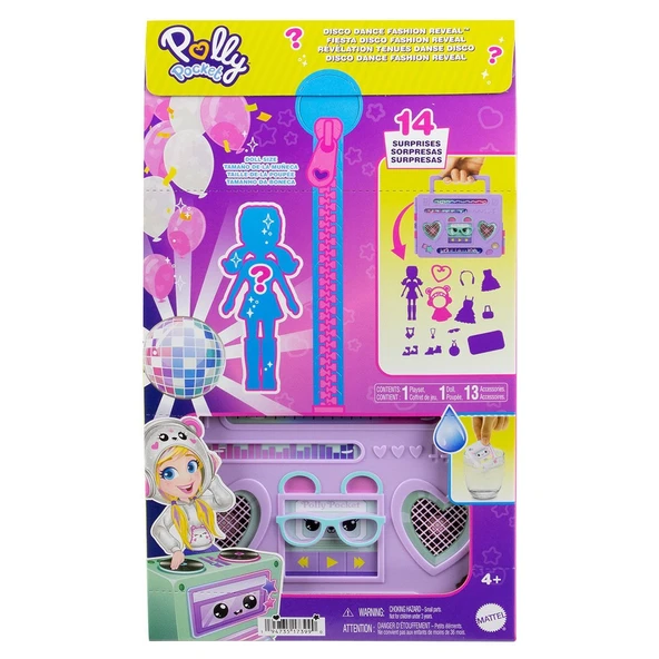HRD65 Polly Pocket Radyo Temalı Moda Eğlencesi Oyun Seti ürün görseli 1