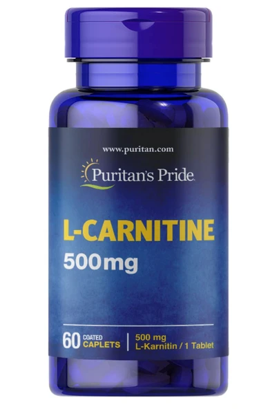 Puritan's Pride L-Carnitine 500 Mg 60 Tablet ürün görseli 1