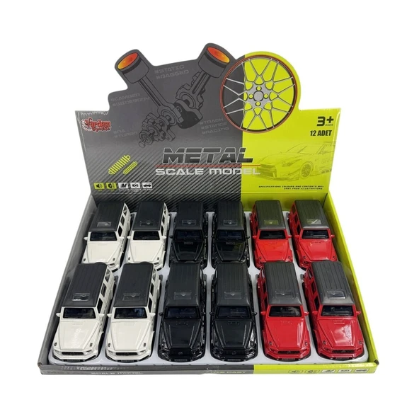 KM-3271D Vardem  Çek Bırak Işıklı ve Sesli Model Mrs Metal Araba 1:32 ürün görseli 1