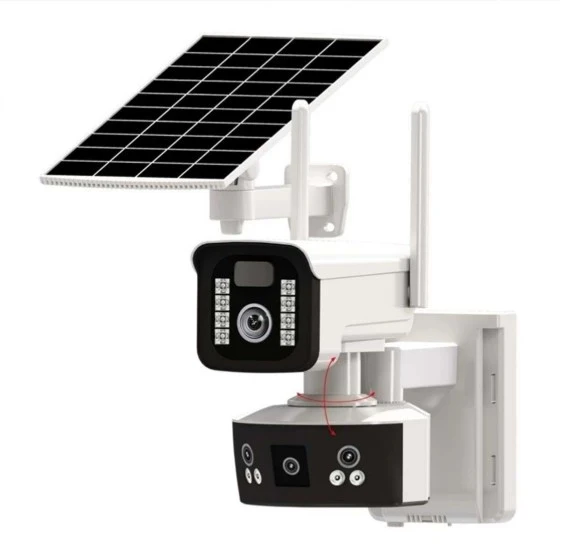 O-KAM Pro 3920 Solar 4G Smart SİM Kartlı Güvenlik Kamerası Güneş Enerjili 360? 6MP 1 Sabit 1 Hareketli Gece Görüşlü Sire ürün görseli 1