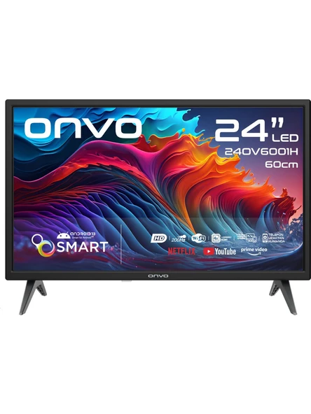 Onvo 24OVF6001H 24" 60 Ekran Uydu Alıcılı HD Ready Smart LED TV ( 12 Volt ) ürün görseli 1