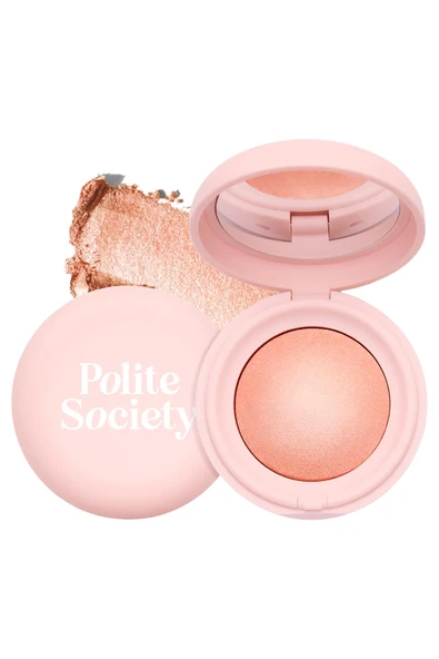 Polite Society Highlight Society Işıltılı Pudra Aydınlatıcı Gilded Age 2.8GR ürün görseli 1