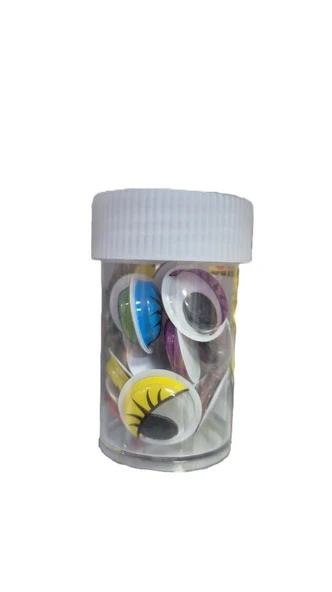 PUTI RENKLI OYNAR GOZ 15 MM  TUP  11448 ürün görseli 1