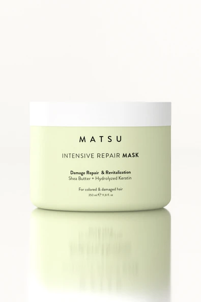 Matsu Boyalı Ve Hasar Görmüş Saçlar Için Yoğun Onarıcı Intensive Repair Saç Bakım Maskesi 350 ml ürün görseli 1