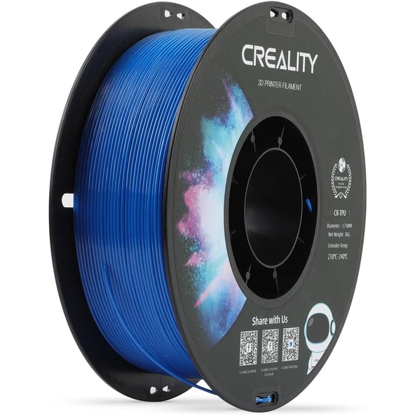 Creality Cr-Tpu Mavi Filament 1.75mm 1000gr ürün görseli 1