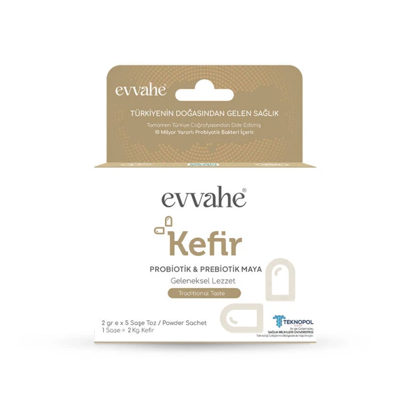 Evvahe Doğal Kefir 2gr x 5 şase ürün görseli 1