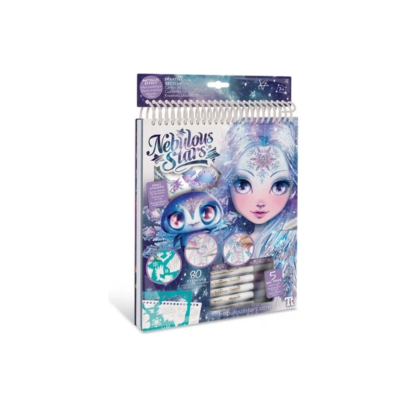 AKILLIELMA-TAROS NEBULOUS STARS-11122 CREATİVE SKETCHBOOK - ICEANA - GEOMETRIC CRYSTAL PAGES ürün görseli 1