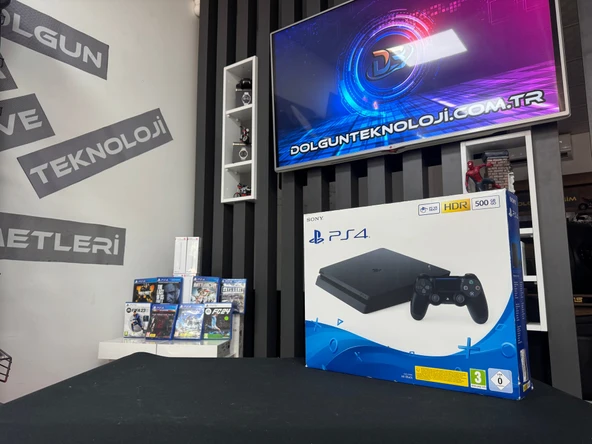 PlayStation 4 Slim 500GB Tek Kol Kutulu (İKİNCİ EL) ürün görseli 1