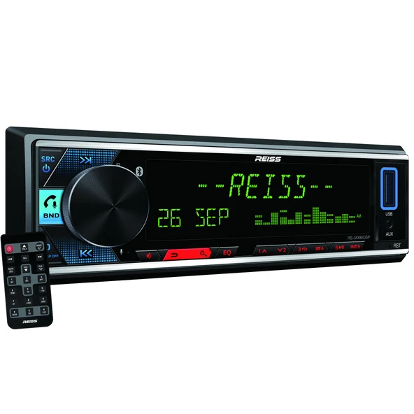 Reiss Audio RS MX88DSP App Control/Usb/Dsp/BT/Multicolor/FM/Aux/4x51W 4 Amfi Çıkışlı Oto Teyp ürün görseli 1
