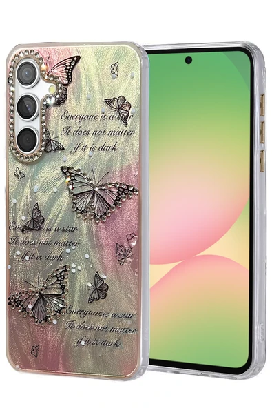 Samsung Galaxy A25 5G Kılıf Parlak Desenli Taşlı Azn-Blade ürün görseli 1