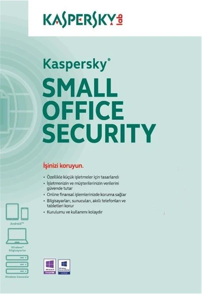 Kaspersky Small Office Security 5Pc+5Md+1Fs 1 Yıl Box ürün görseli 1