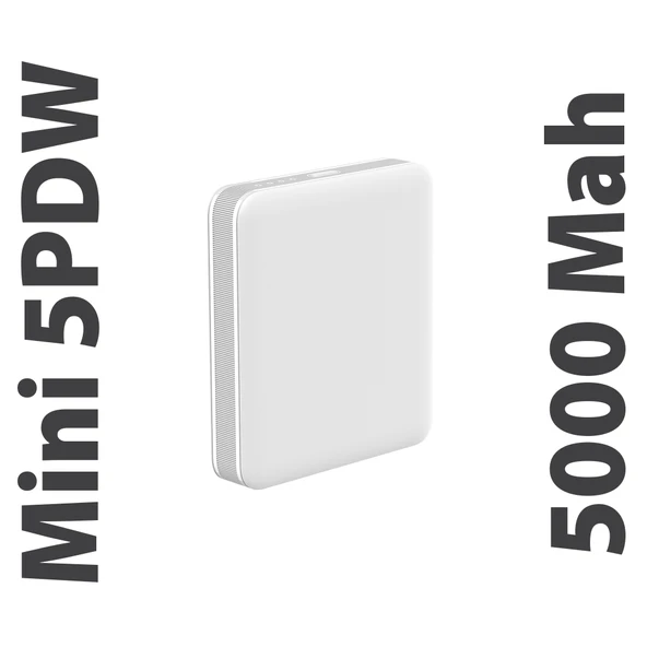 Mini Ultra Hızlı Taşınabilir Şarj Cihazı / Type-C Beyaz ürün görseli 1