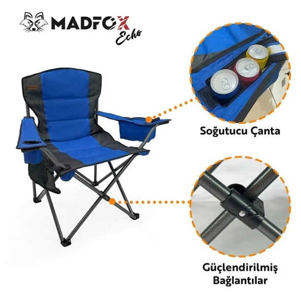 Madfox Echo Katlanır Kamp Sandalyesi - Resim 5