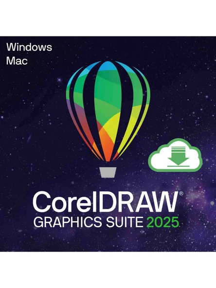 Corel Draw Graphics Suite 2025- 1 Cihaz Windows/mac Lifretime/ömür Boyu Corel Key ürün görseli 1