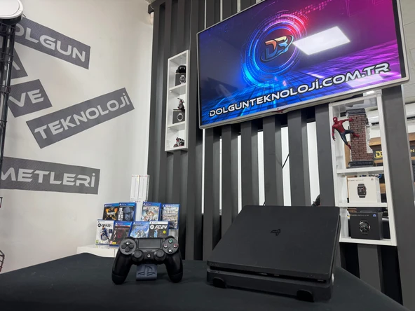 PlayStation 4 Slim 500GB Tek Kol (İKİNCİ EL) ürün görseli 1