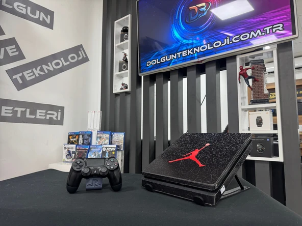 PlayStation 4 Slim 1TB Tek Kol NBA Kaplamalı (İKİNCİ EL) ürün görseli 1