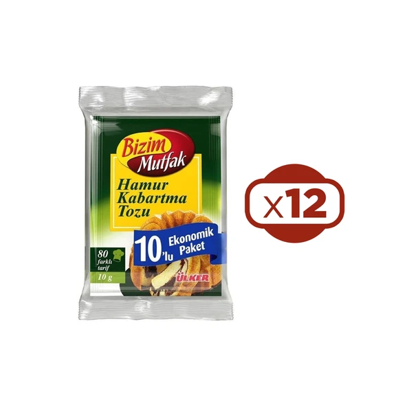 Bizim Mutfak Hamur Kabartma Tozu 10 lu x 12 Adet ürün görseli 1