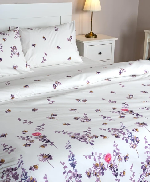 Cotton Collection Tek Kişilik Nevresim Seti Flora - Resim 3