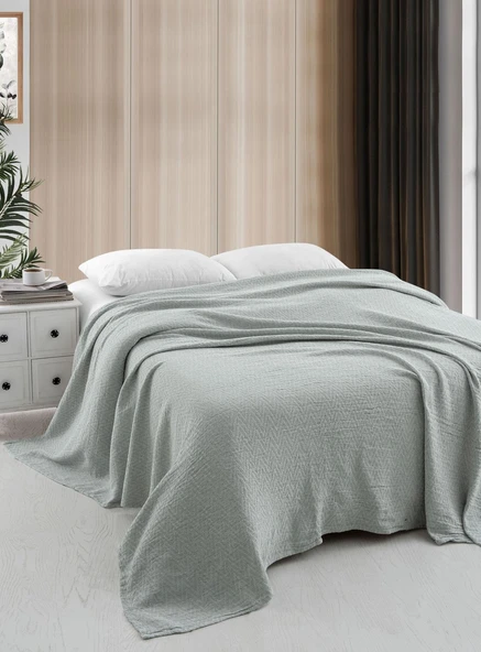 Cotton Collection Pike R Çift Kişilik Pike Zigzag ürün görseli 1