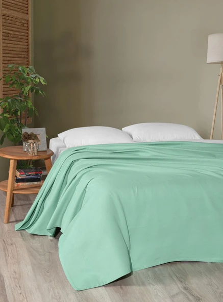 Cotton Collection Pike Çift Kişilik Pike Yeşil ürün görseli 1
