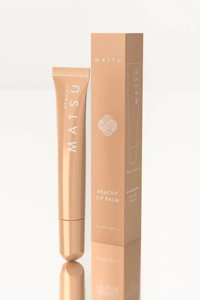 Matsu Lip Balm – Peachy | 2’si 1 Arada Nem & Renk ürün görseli 1