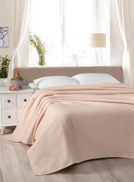 Cotton Collection Pike Çift Kişilik Pike Somon ürün görseli 1