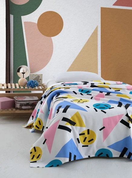 Cotton Collection Pike Tek Kişilik Pike Emoji ürün görseli 1