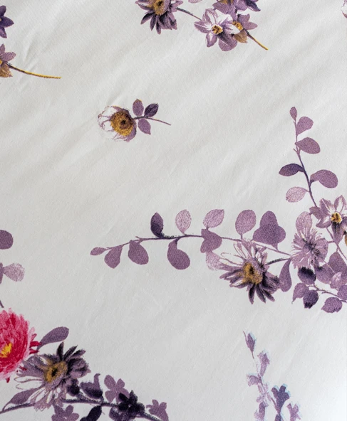 Cotton Collection Tek Kişilik Nevresim Seti Flora - Resim 5