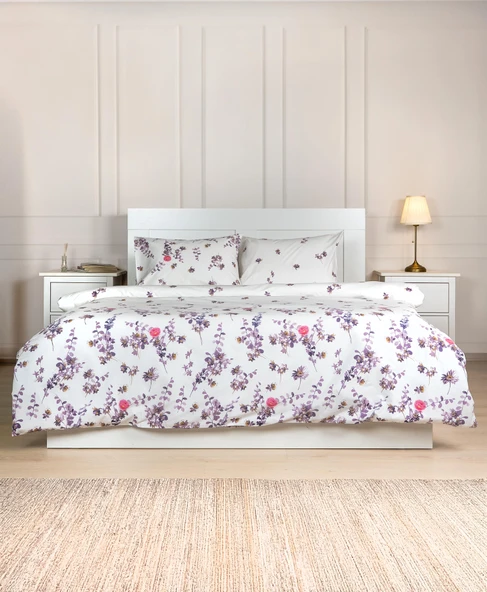 Cotton Collection Tek Kişilik Nevresim Seti Flora ürün görseli 1