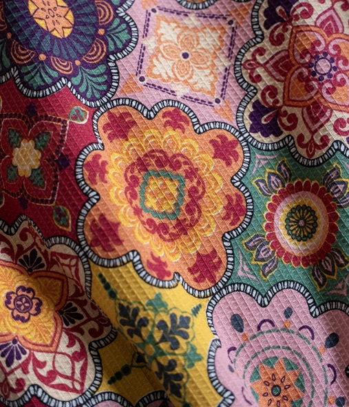 Cotton Collection Çift Kişilik Pike Harmoni - Resim 3