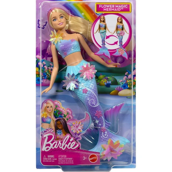 JDM72 Barbie Büyülü Çiçekler Deniz Kızı - Flower Magic Mermaid ürün görseli 1