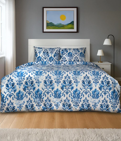 Cotton Collection Çift Kişilik Nevresim Seti Akdeniz ürün görseli 1