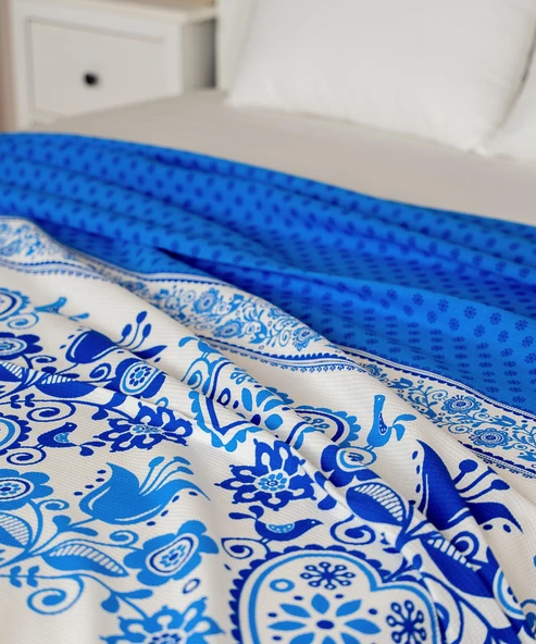Cotton Collection Çift Kişilik Pike Tulip - Resim 3