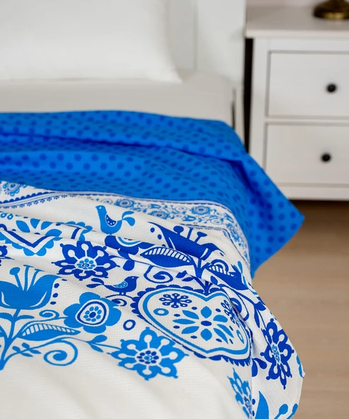 Cotton Collection Çift Kişilik Pike Tulip - Resim 4